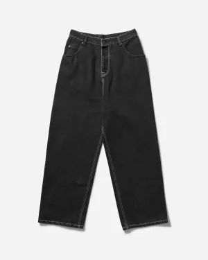 Women's Studs Baggy Jeans Grey Wash