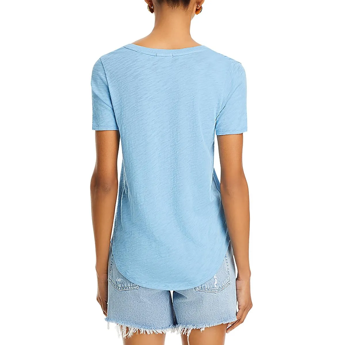 Womens V-Neck Slub T-Shirt