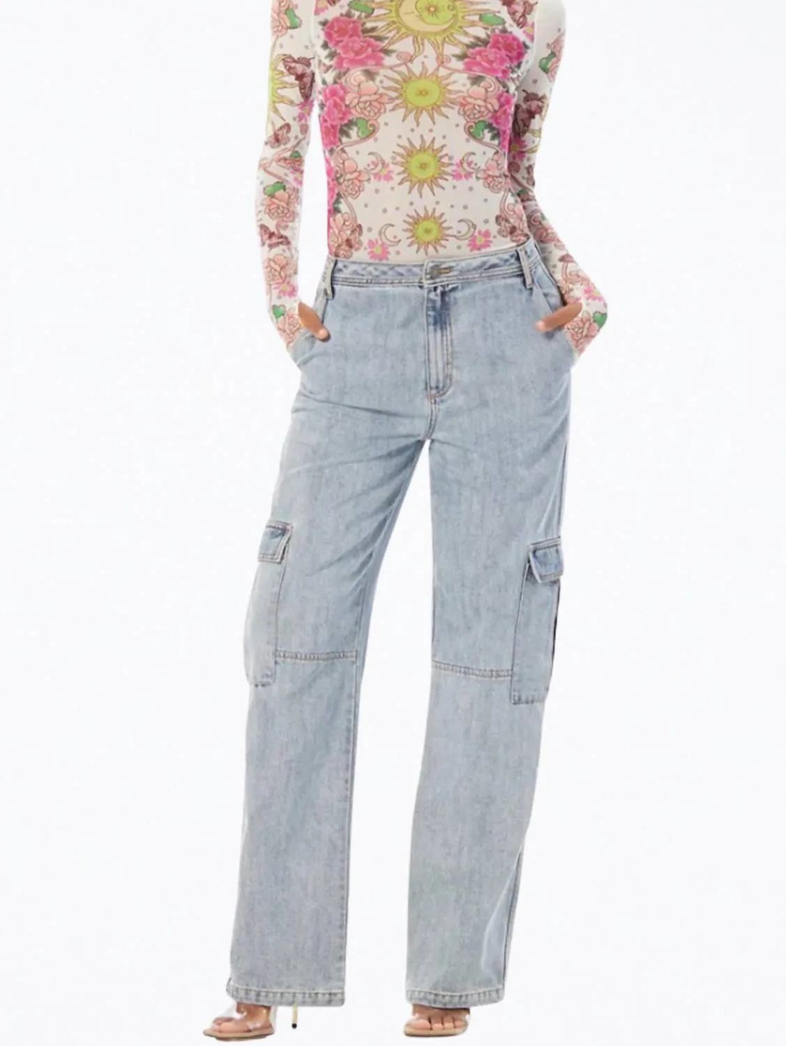 Zadie Power Mesh Turtleneck Top In Pink Tarot
